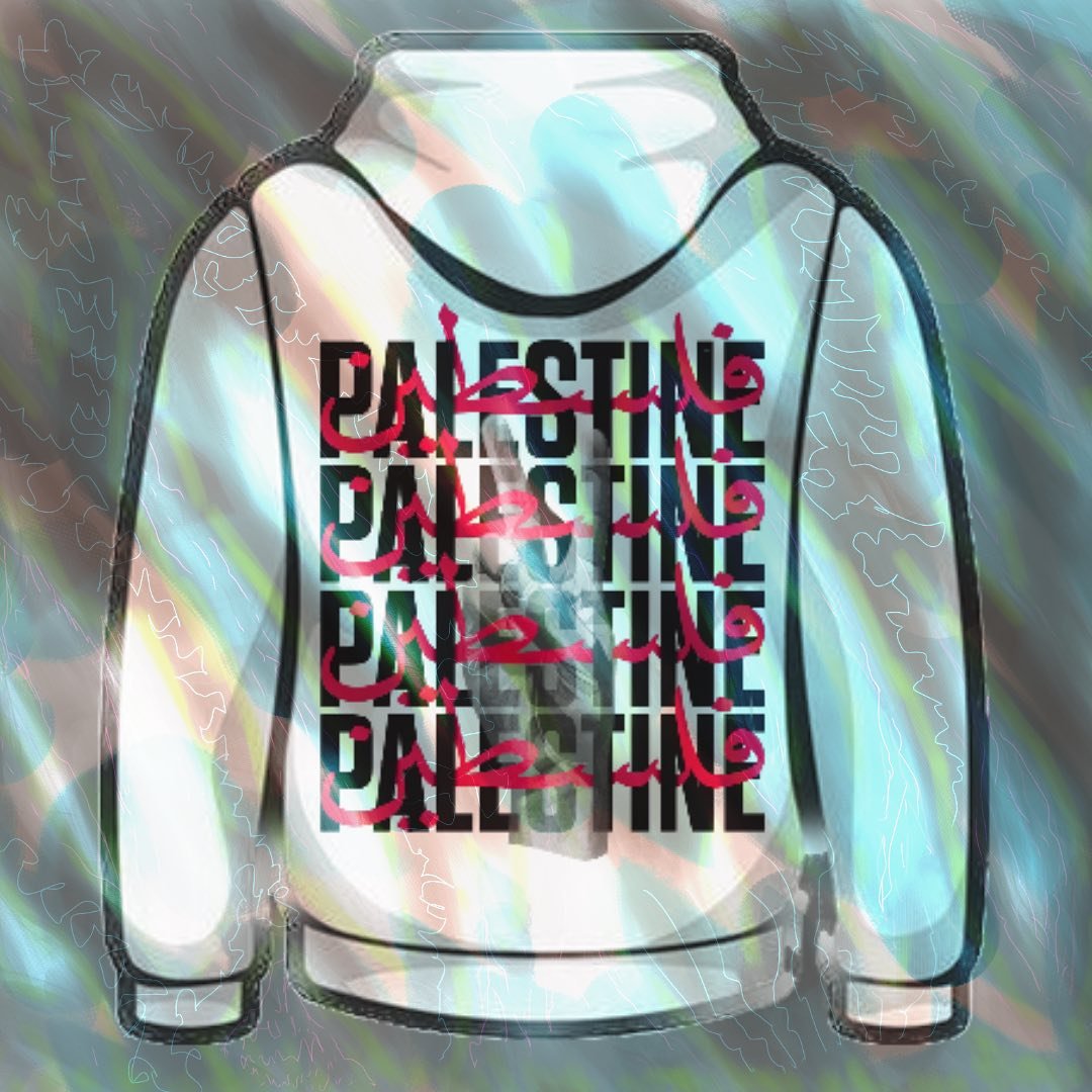 Palestine Hoodie by RizzLuxe