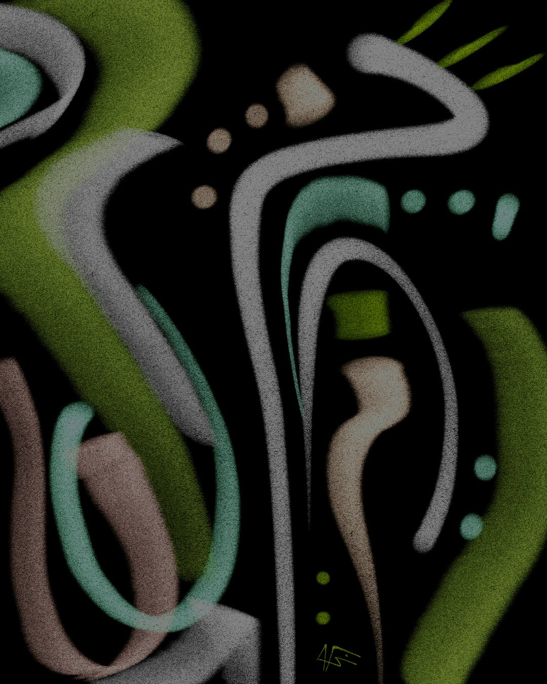 Letters of Curiosity 2 — Black by RizzLuxe